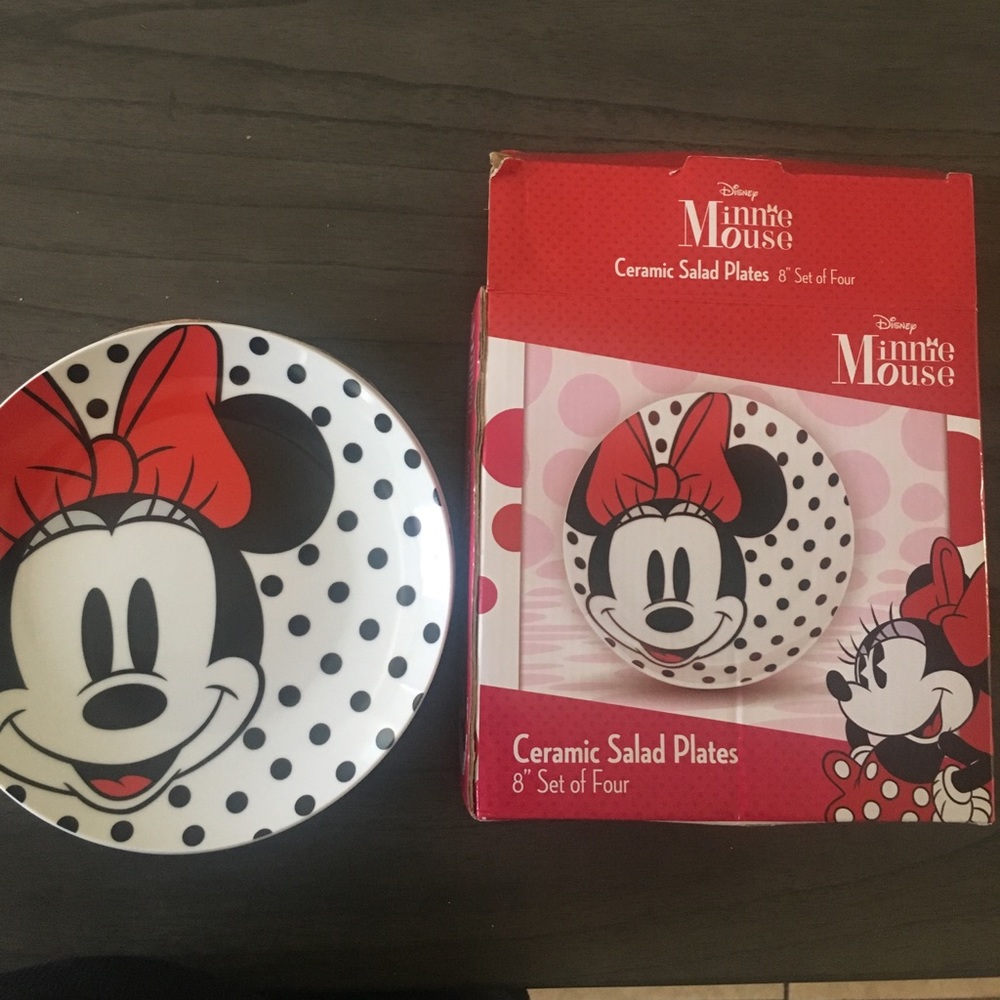 DISNEY ceramic salad plates